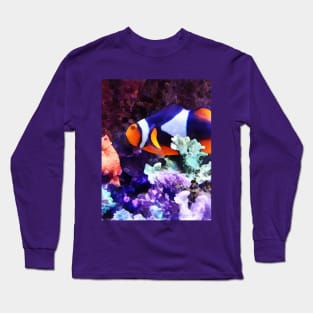 Fish - Clownfish and Coral Long Sleeve T-Shirt